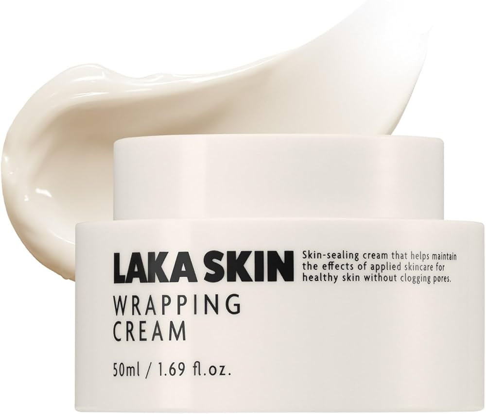 Laka Skin Wrapping Cream, PDRN Ceramide Moisturizer for Dewy Glass Skin, Skin Barrier Hydration, ... | Amazon (US)