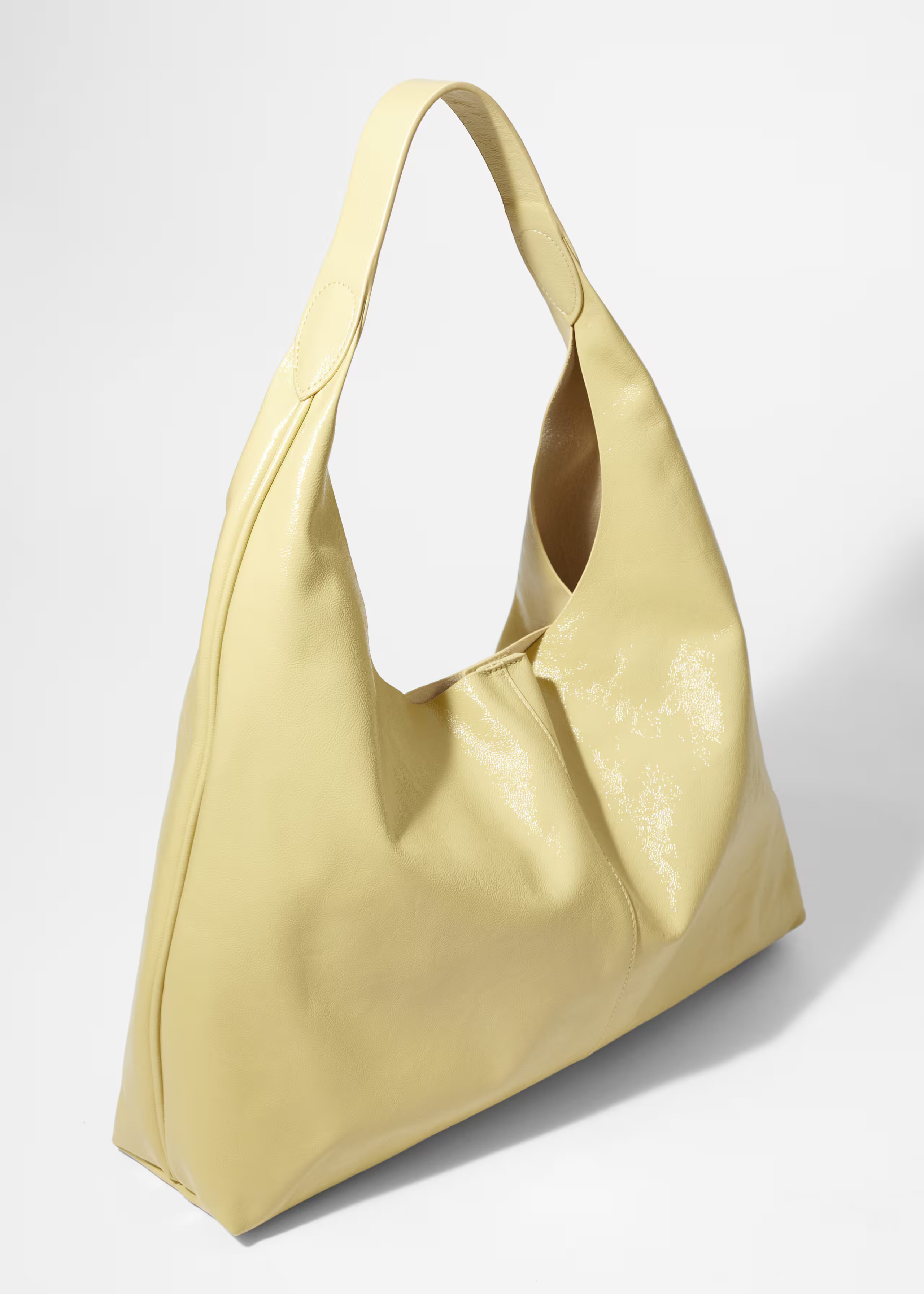 Large Patent-Leather Tote Bag | & Other Stories UK