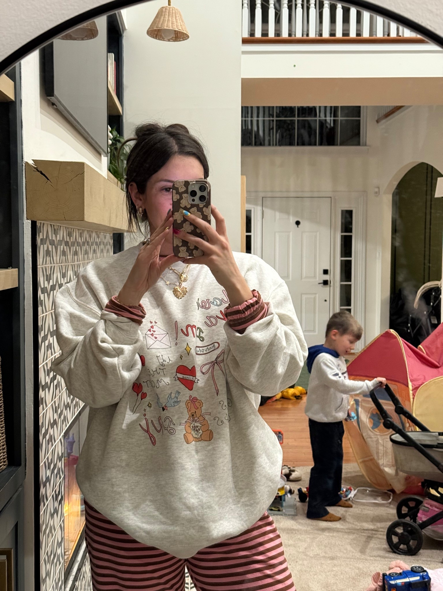 Cutest valentines drop for fun bday sweatshirts! Code karrielocher10 will get you $$ off too! 

I’m usually a L & get XL-2XL in sweatshirts! I did a L in the set. 

#LTKmomlife #LTKValentine #LTKSeasonal