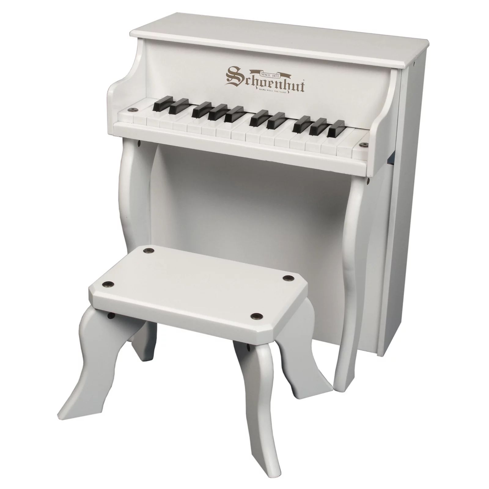 Schoenhut 25-Key Elite Spinet Toy Piano, White | Kohl's