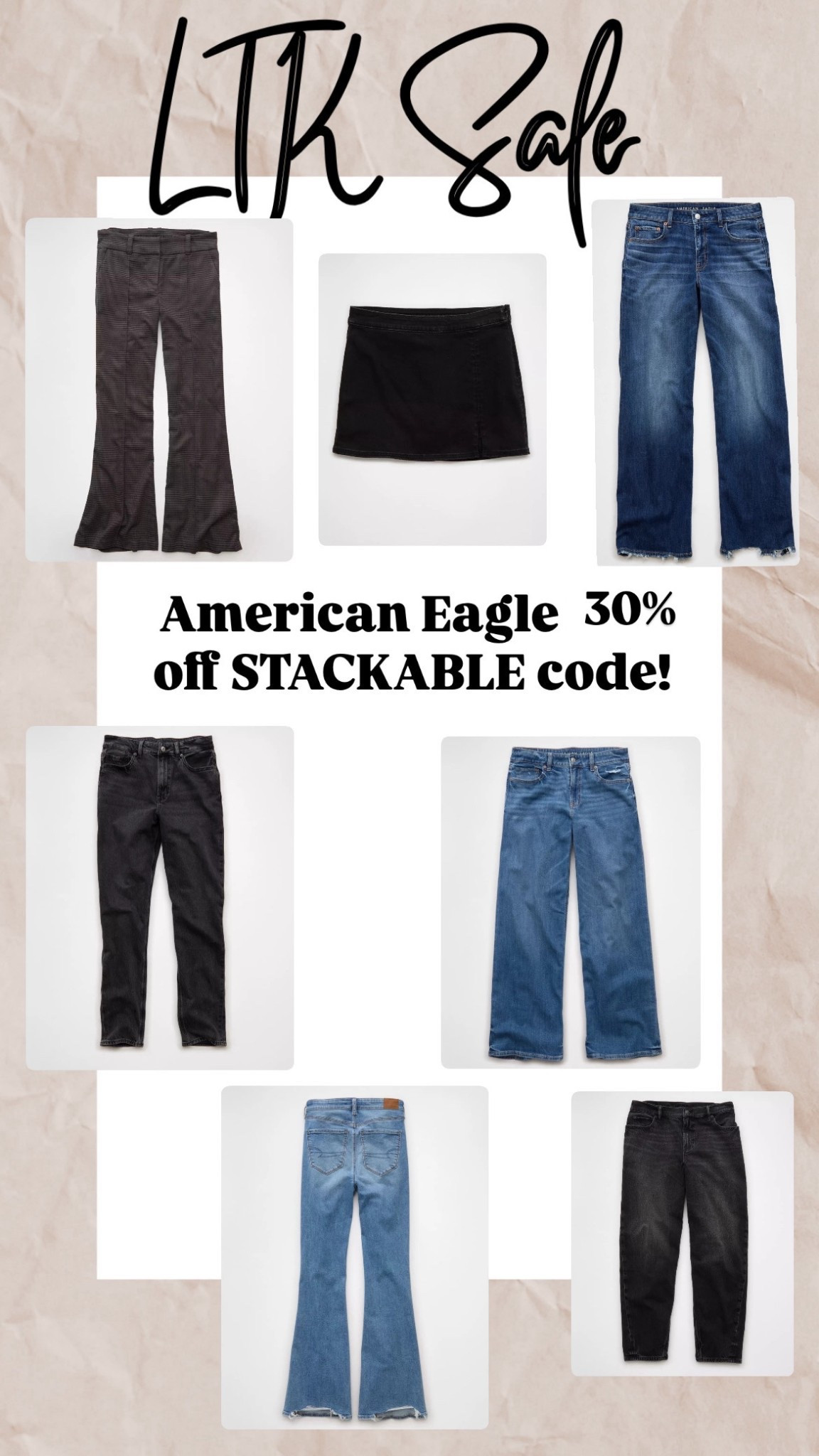 American Eagle x LTK Fall Sale! 30% off w/ stackable code! 🛍️

#LTKFallSale #LTKSaleAlert #LTKSeasonal