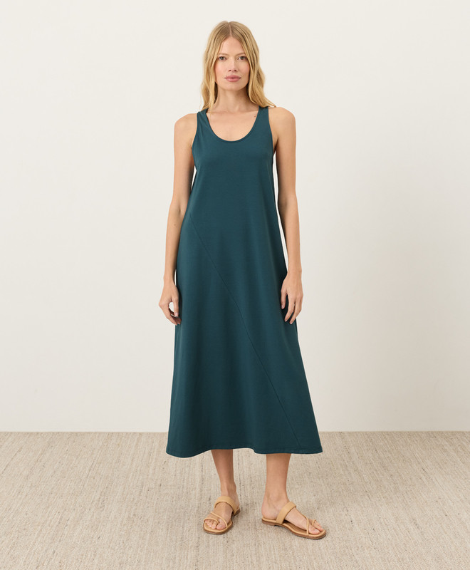 Women\u2019s Fit & Flare Relaxed Tank Dress made with Organic Cotton | Pact | Pact Apparel