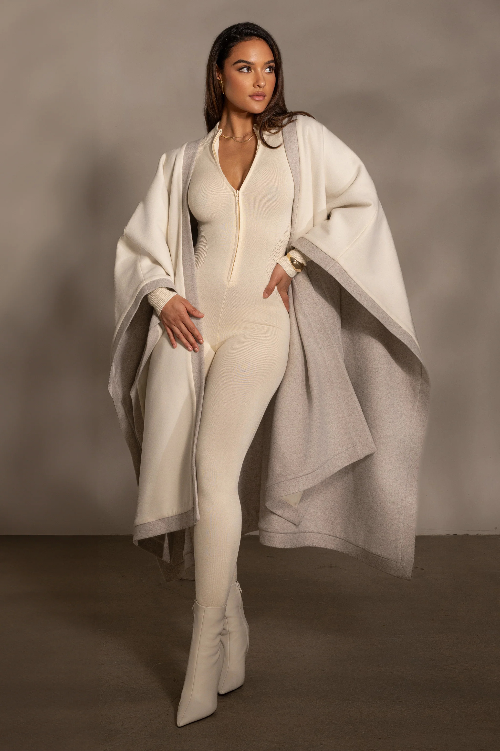 Ivory Park City Reversible Shawl | JLUXLABEL