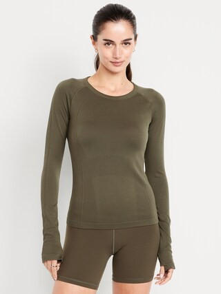 Fluid Seamless Fitted Top | Old Navy (US)
