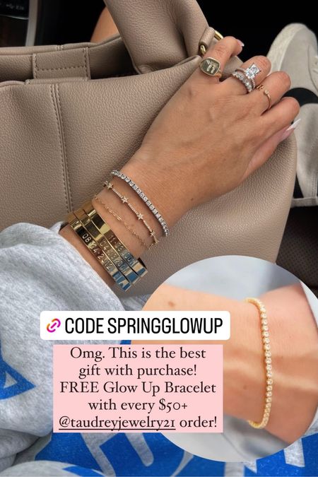 Free tennis bracelet with $50+ purchase!! 

#LTKsalealert #LTKGiftGuide