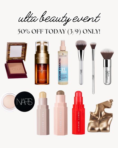 Ulta Semi-Annual Beauty Event sale - these items are 50% off today only! Saturday, March 9, 2024! 

#LTKsalealert #LTKbeauty