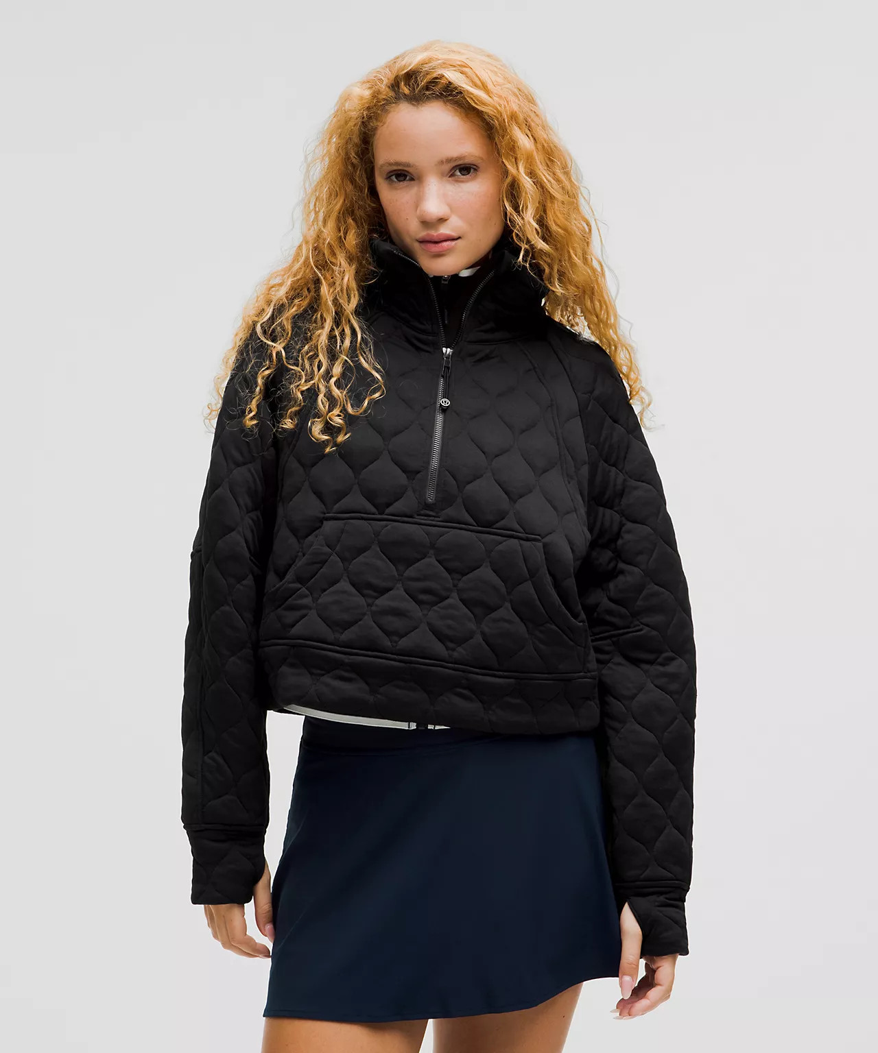 Scuba Oversized Quilted Half Zip | Women's Hoodies & Sweatshirts | lululemon | Lululemon (US)