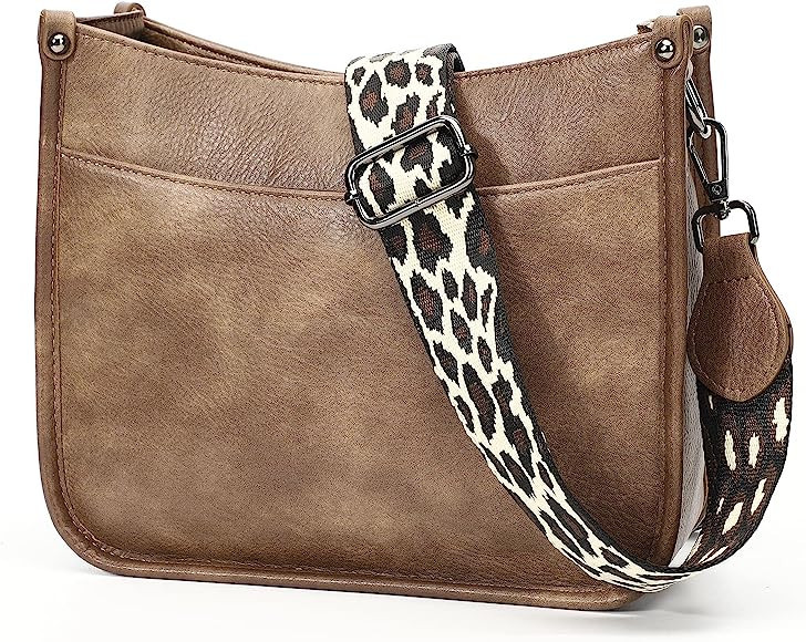 KL928 Crossbody Bags for Women Shoulder Bag Multi Pocket Soft PU Washed Leather Purse and Handbag... | Amazon (US)