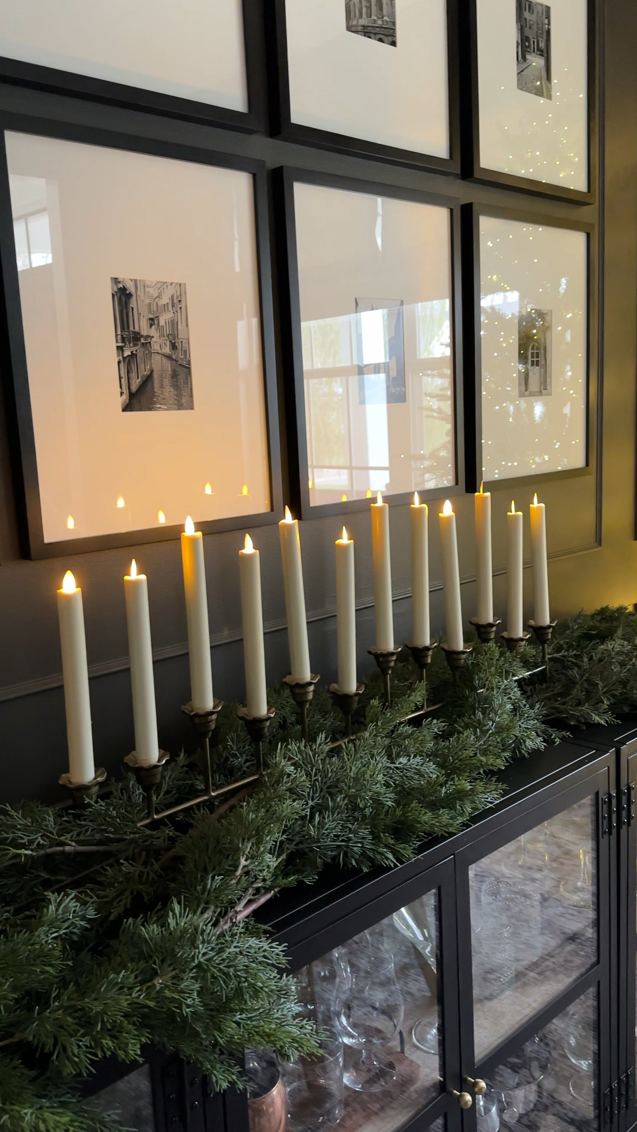 One of my favorite holiday decor pieces! 12 pt candelabra and luminara battery powered candles 

#LTKHome #LTKHoliday #LTKSeasonal