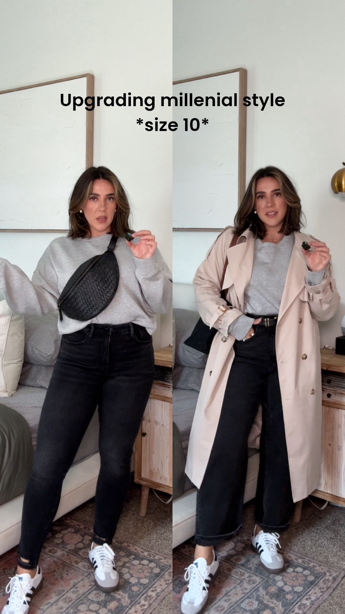 Elevating an easy and simple outfit, just changed out the jeans and added a layer for dimension! Thoughts? Size L in all :) code ninaxspanx for the Spanx items gets ya 15% off! 

Fall mom style, easy style, elevated basics, teacher outfit, barrel jeans, skinny jeans, size 10, midsize, trench coat, fall outfit, early fall.

#LTKootd #LTKSeasonal #LTKMidsize