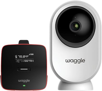 Waggle 4G LTE Pet Monitor PRO + RV Mini Camera - Cellular Temperature & Humidity Monitor, Real-ti... | Amazon (US)