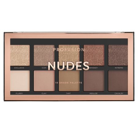 Profusion Cosmetics 10 Shade Eyeshadow Palette - Nudes 3.5 oz | Walmart (US)