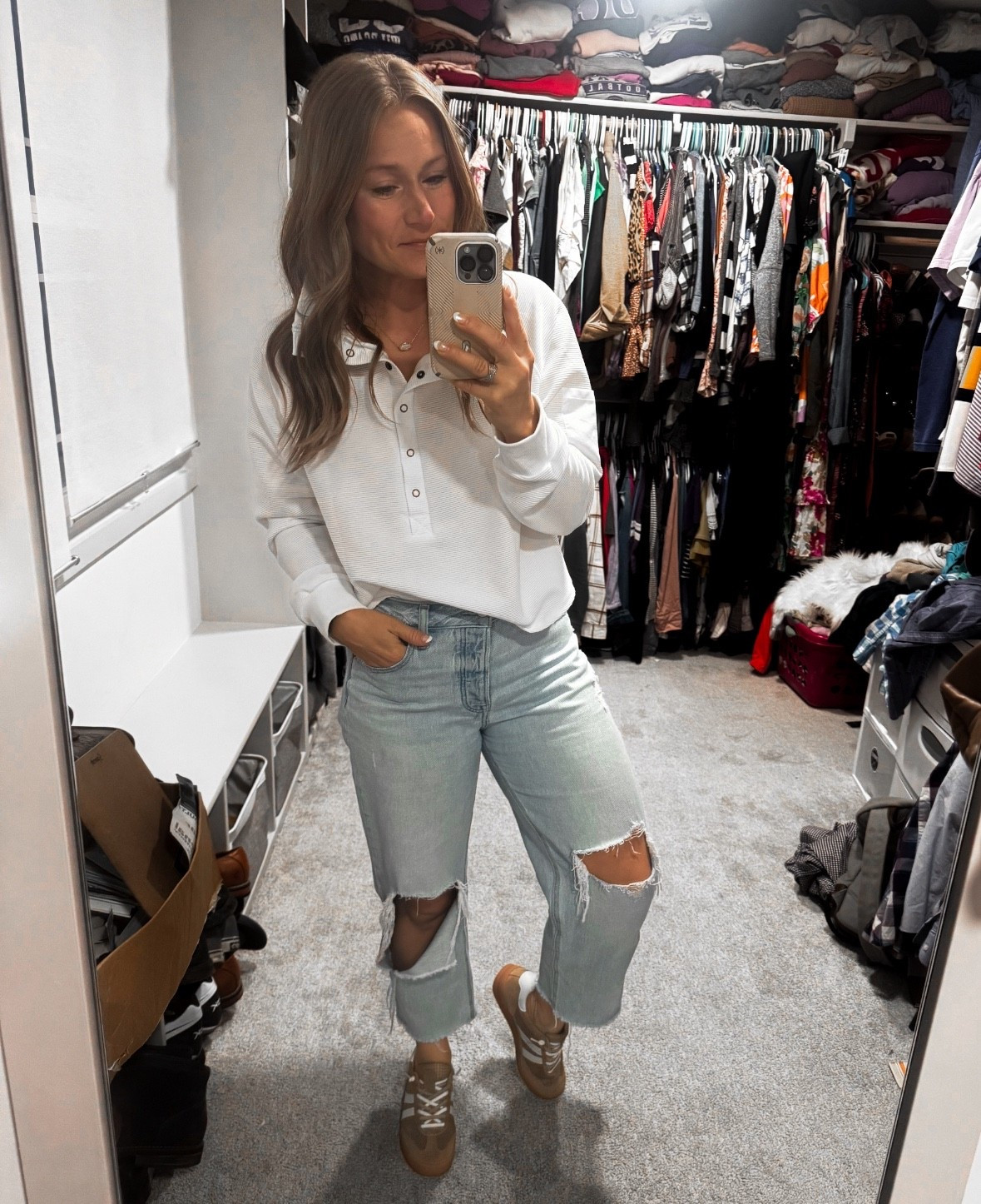 This Amazon pullover is so darn cute!! I sized up to a medium for a more oversized look but probably could have done my true size small.  

#LTKFindsUnder50