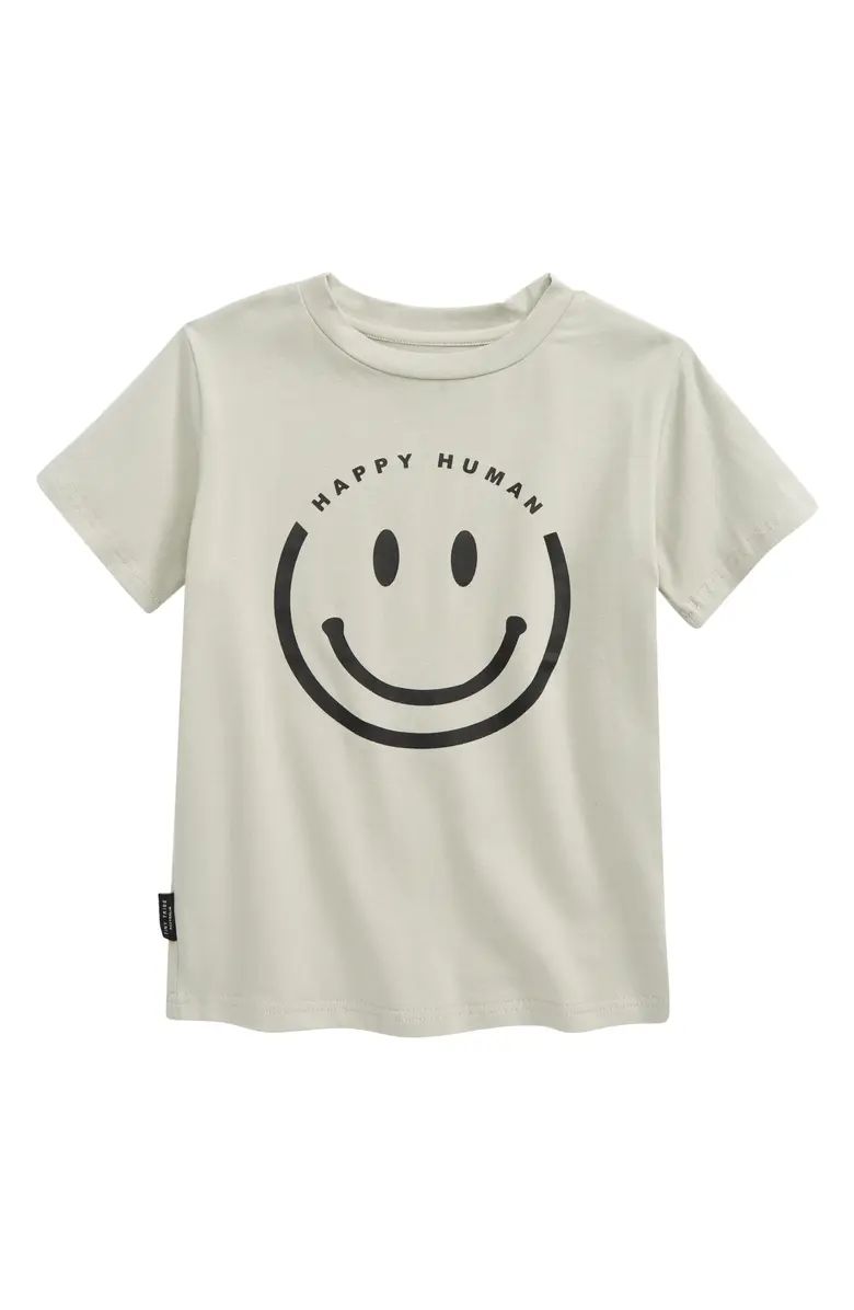 TINY TRIBE Kids' Happy Human Graphic Tee | Nordstrom | Nordstrom
