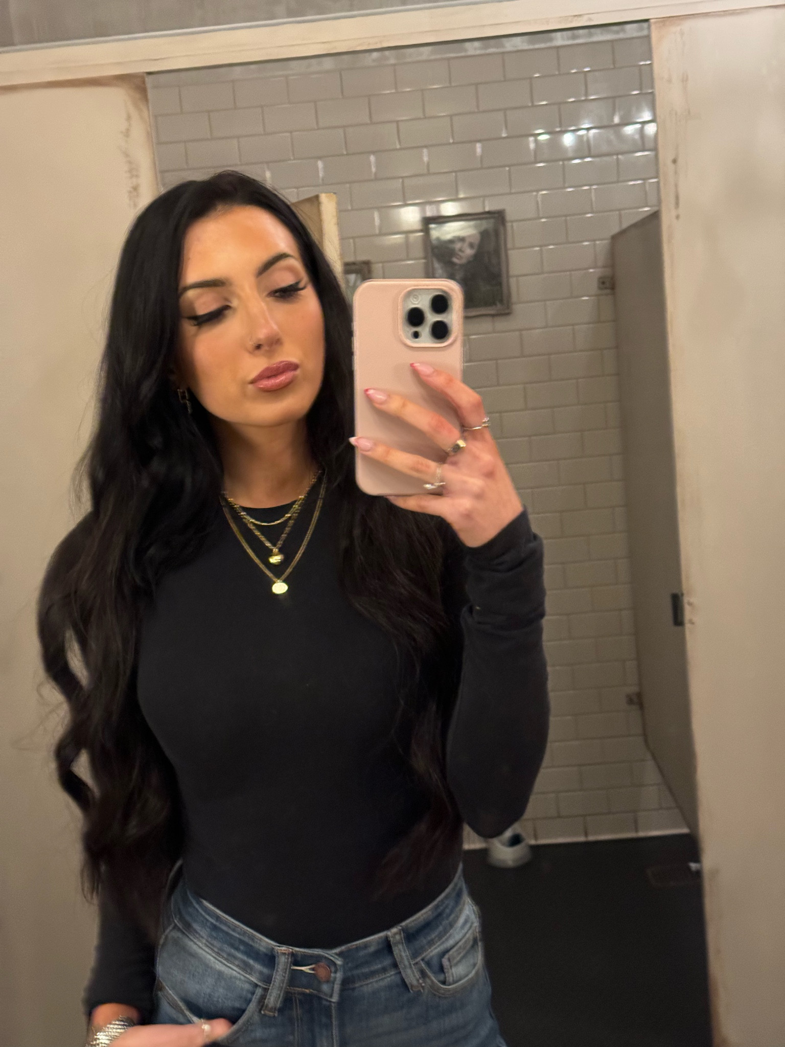 My go to out to dinner look! Chic and classy. Dress up with heels or dress down with boots. Love this necklace stack as the focal pointt

#LTKSeasonal #LTKfindsunder100 #LTKSpringSale