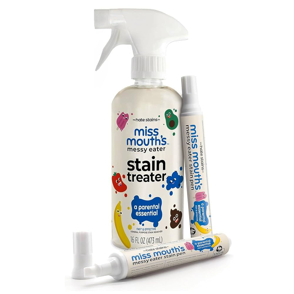 Miss Mouth's Messy Eater Stain Treater - 16oz Spray and 2 Pack Stain Pens | Amazon (US)