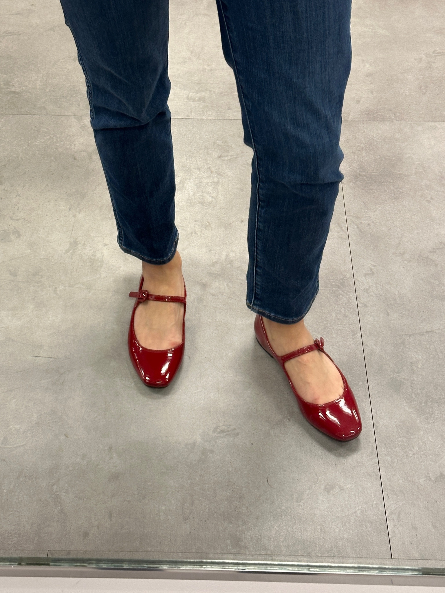 A lucky find at The Rack! Red patent Mary Jane’s 

#LTKfindsunder100 #LTKworkwear #LTKsalealert