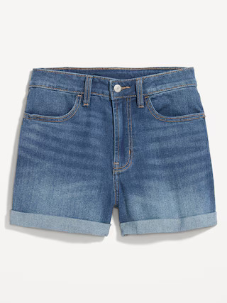 High-Waisted Wow Jean Shorts -- 3-inch inseam | Old Navy (US)