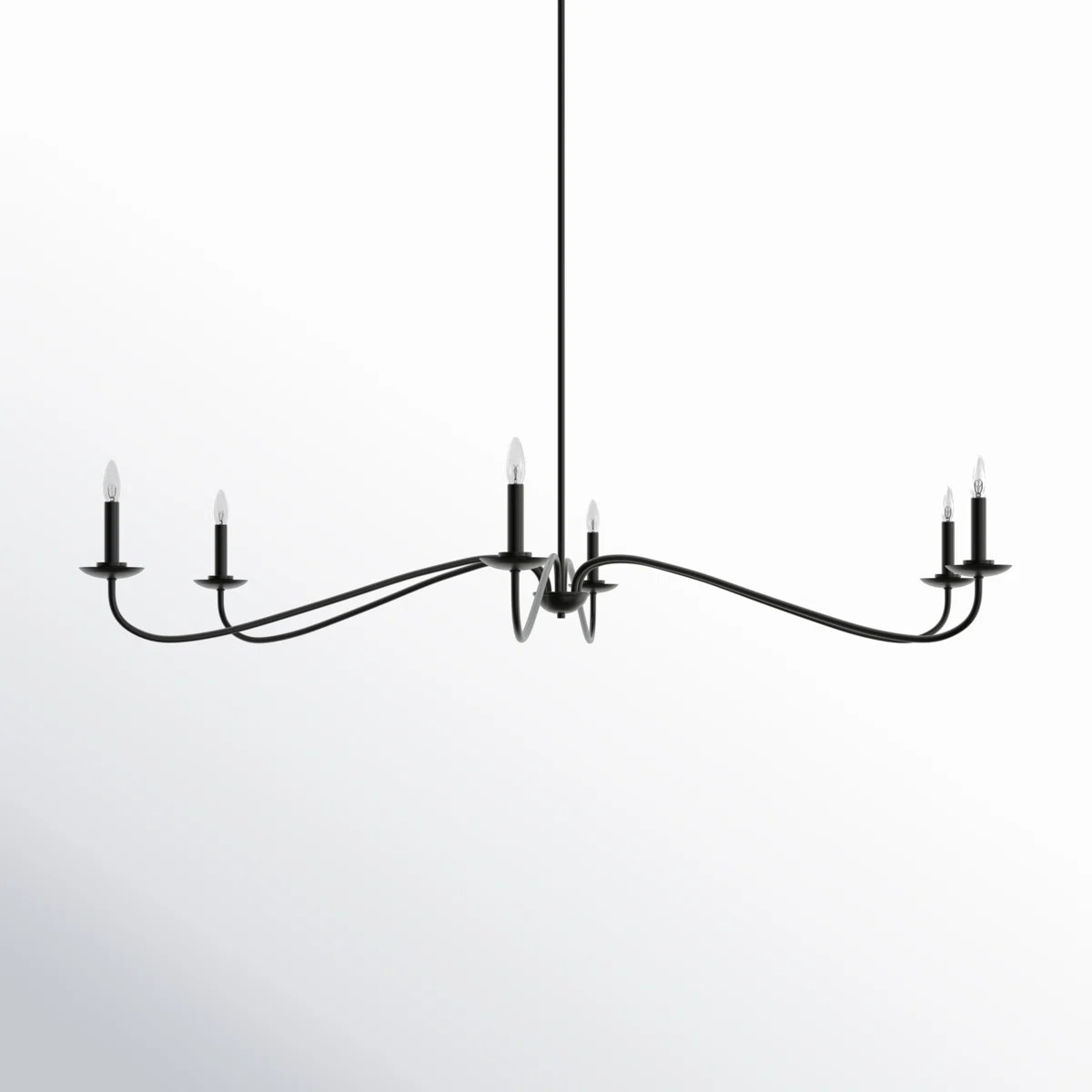 Zoyla 6-Light Chandelier in Matte Black | Wayfair North America