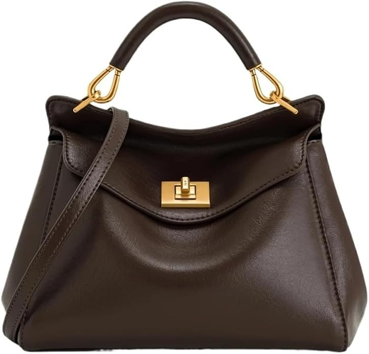 Lucia Lock Shoulder Crossbody Bag Light Luxury High-end Fashionable Versatile Women's Bag | Amazon (US)