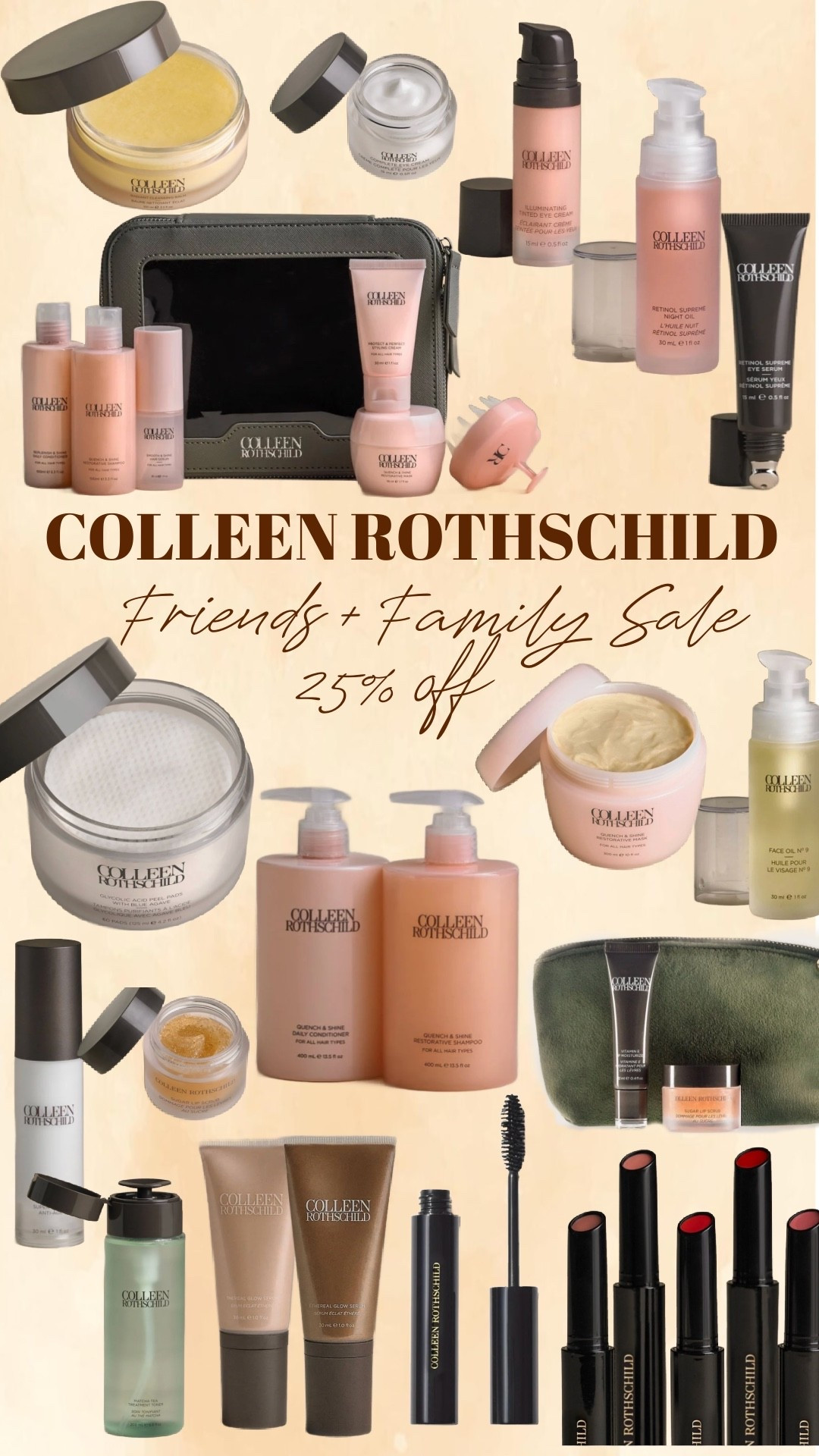Linked up best sellers from the Colleen Rothschild Friends and Family Sale! Everything is 25% off, no code needed + 30% off for orders $150+

#LTKMothersDay #LTKSaleAlert #LTKBeauty