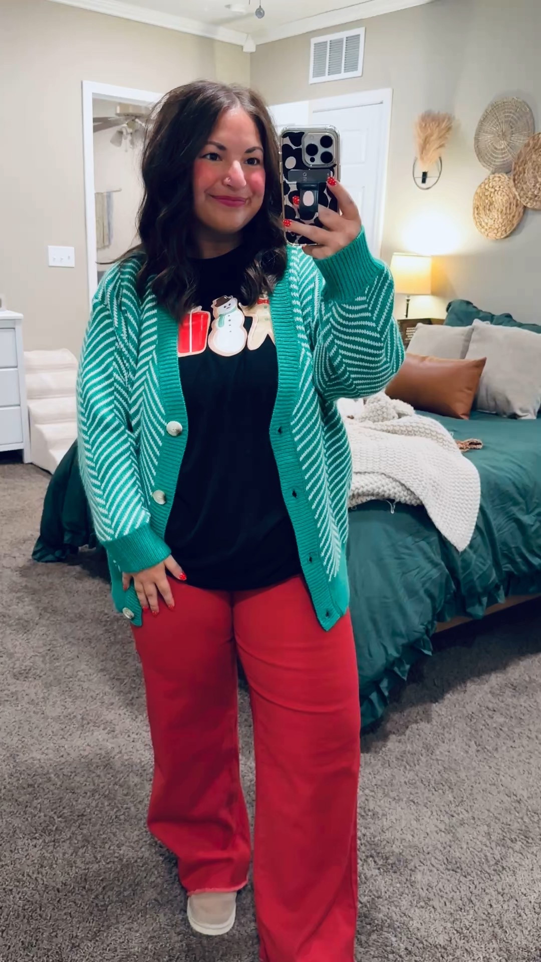 Festive, comfy, and totally classroom-approved 🎄✨

slip on shoes: fit oversized // wearing a kids 2 (linking adult size below)
jeans: fit true to size // wearing a 14
tee: fits true to size // wearing a large
cardigan: fits true to size // wearing a large 

 

#LTKHoliday #LTKootd #LTKSeasonal