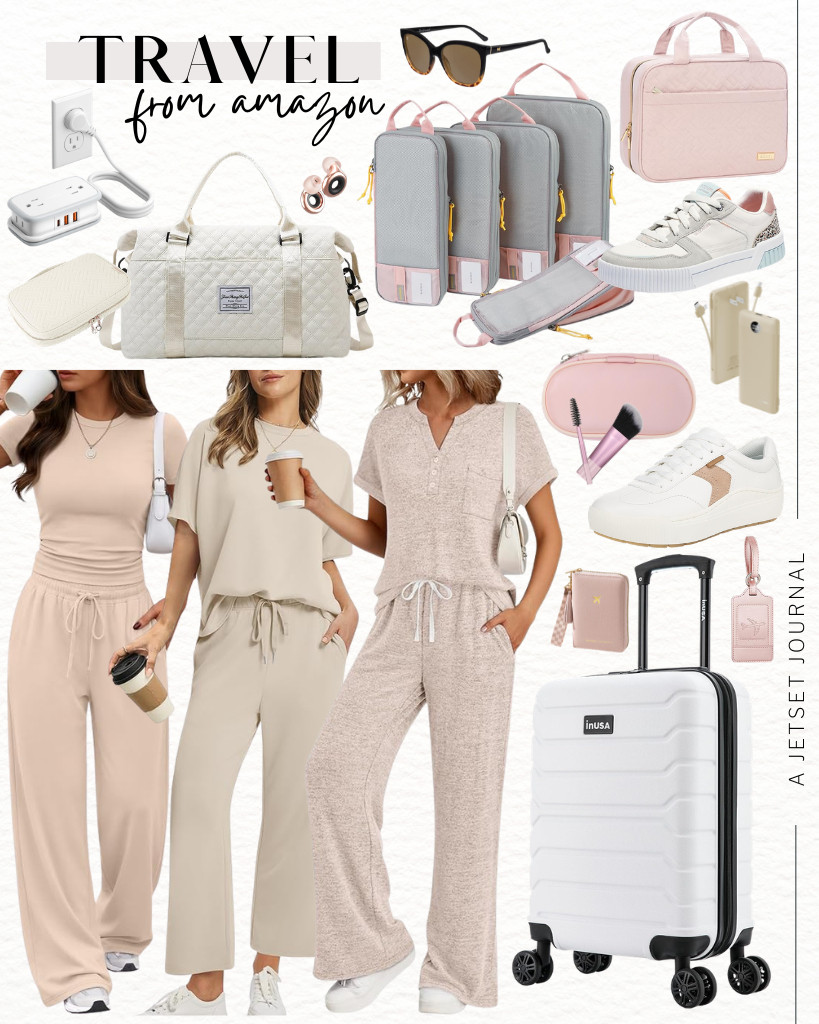 The long wait is over because our Amazon Travel Finds collection is here! This InUSA TREND carry-on luggage is part of this collection. Also present here are Trendy Queen’s 2-piece lounge sets and Skechers Jade Feline Instinct Sneakers. Dr. Scholl’s Time Off Win sneakers are also here. BAGSMART compression packing cubes and this jewelry organizer are still selling fast this week!

#LTKSeasonal #LTKSaleAlert #LTKTravel
 

 