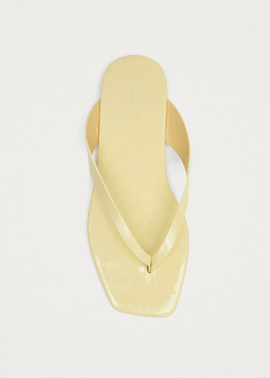 Ola Pale Yellow Leather Sandals | ALOHAS (Global)