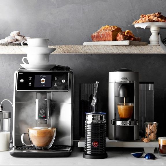 Nespresso VertuoPlus Deluxe Coffee Maker & Espresso Machine by De'Longhi with Aeroccino | Williams-Sonoma