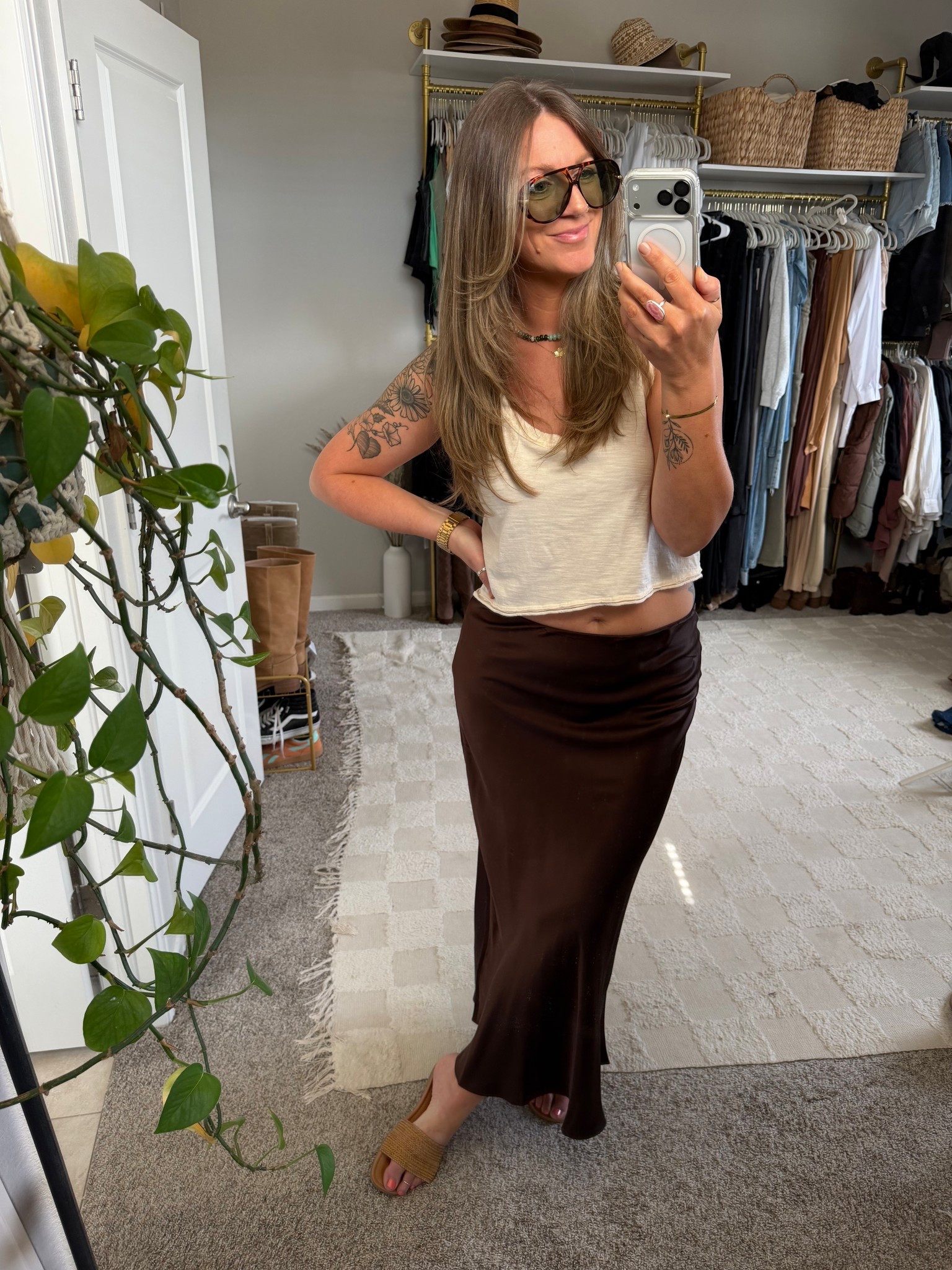 Skirt is tts (large) 

#LTKOver40 #LTKTall