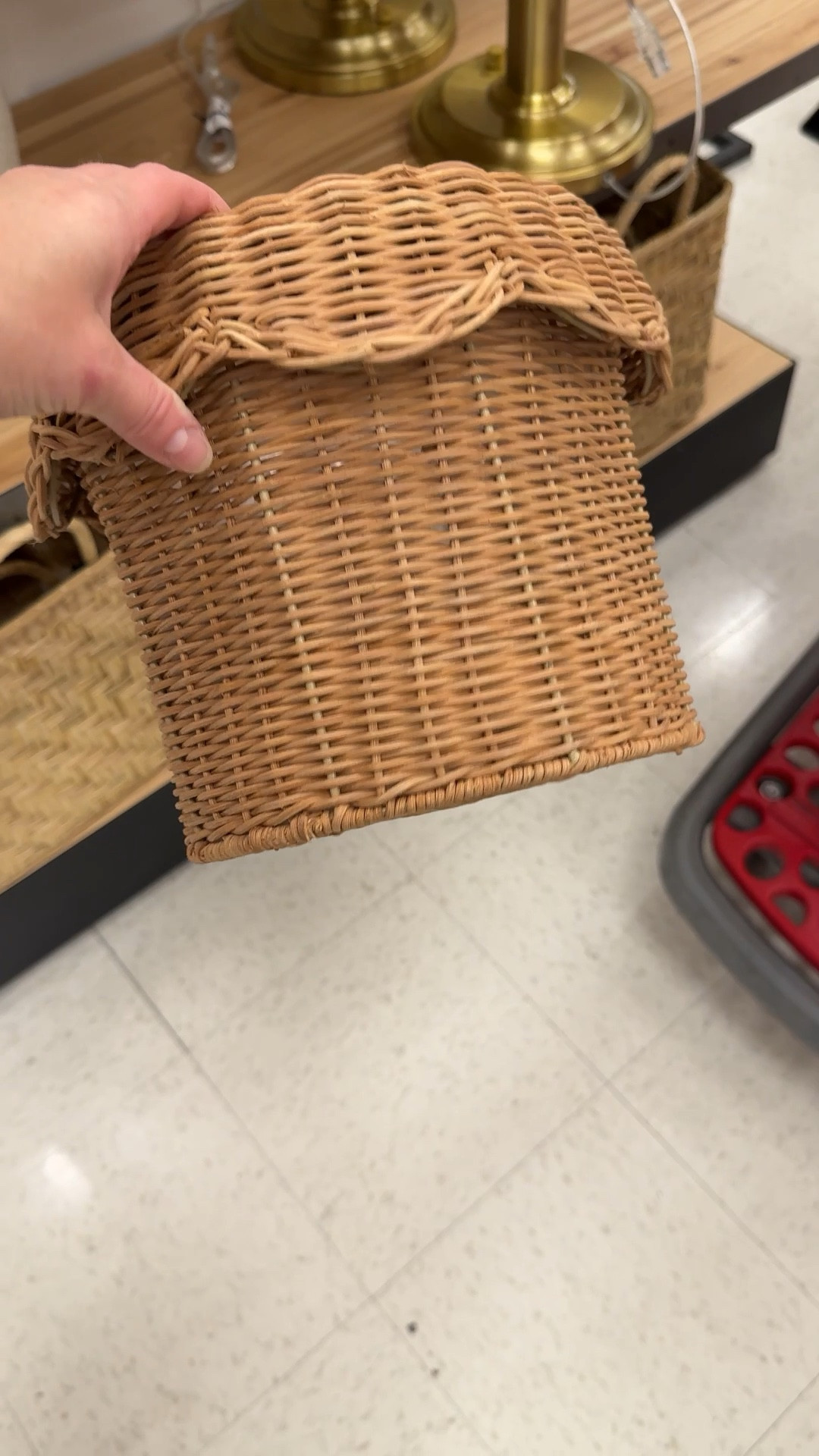 Scallop planters- woven detail with scallop edges , plastic lined - great for potted plants or even as a wastebasket 

#LTKSeasonal #LTKStyleTip #LTKHome