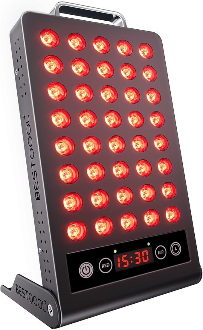 BestQool Red Light Therapy, Dual Chip 660nm 850nm Elite Grade Red Light Therapy for Face, Portabl... | Amazon (US)