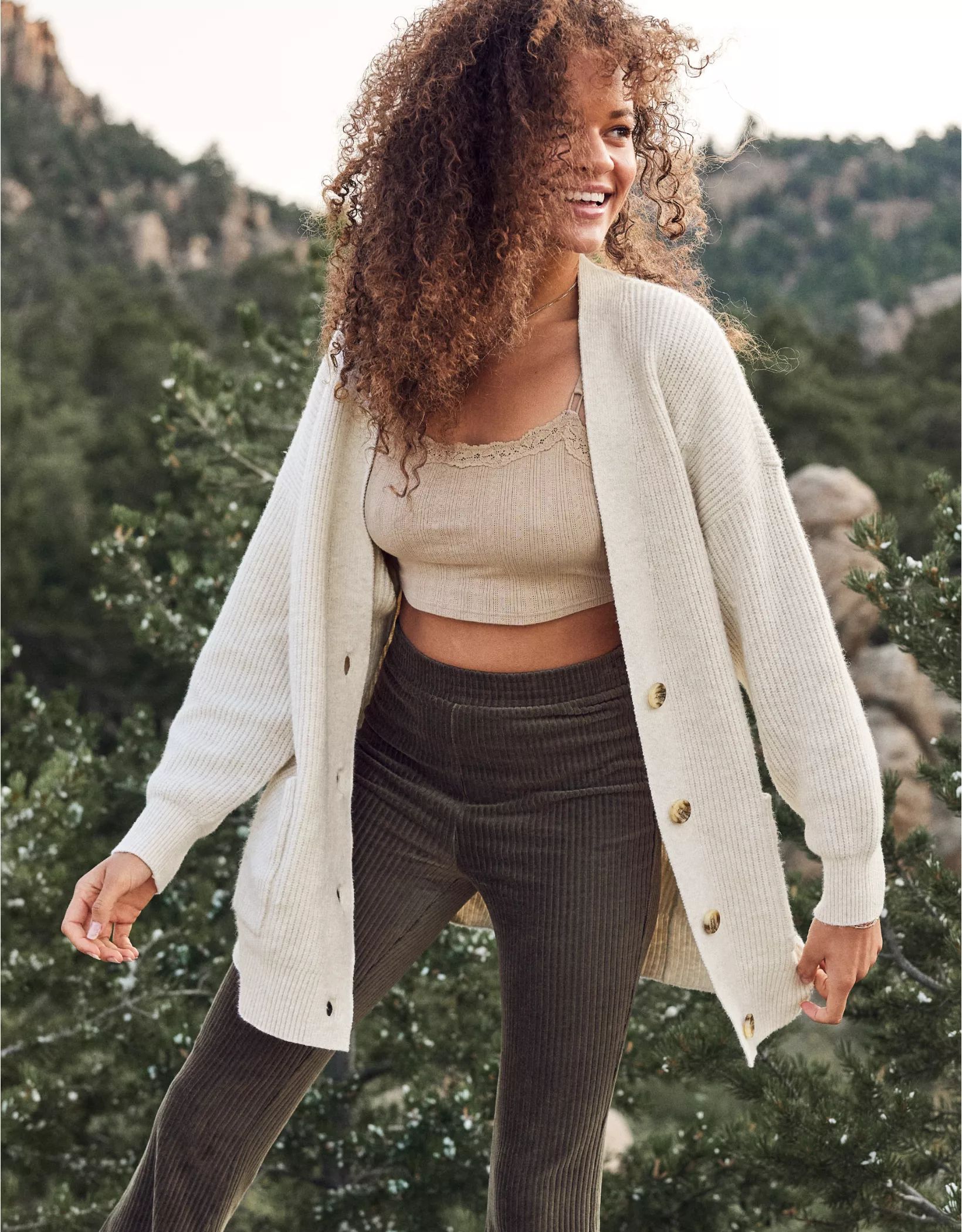 Aerie CozyUp Oversized Cardigan | American Eagle Outfitters (US & CA)