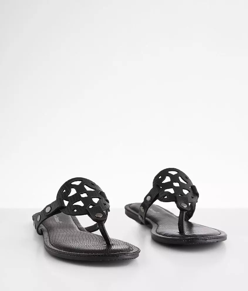Pierre Dumas Laser Cut Sandal | Buckle