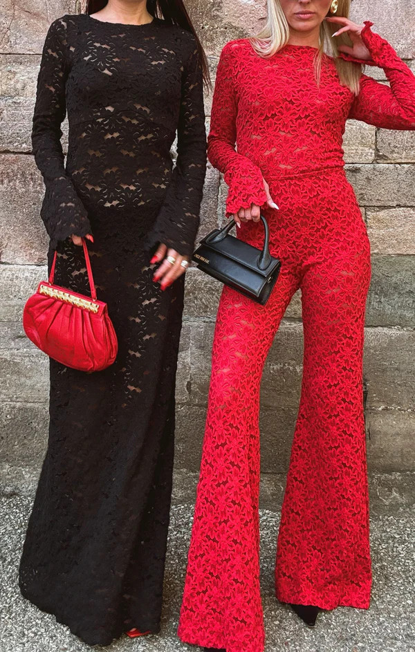 Bowie Bells ~ Radiant Red Lace | Show Me Your Mumu