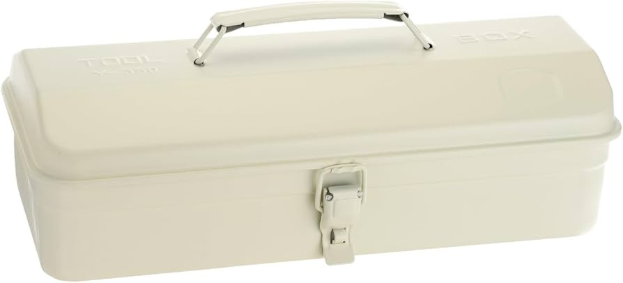 HARFINGTON Tool Box 14.2" Portable Steel Tool Box Hip Roof Style with Metal Latch Closure Tool Ch... | Amazon (US)