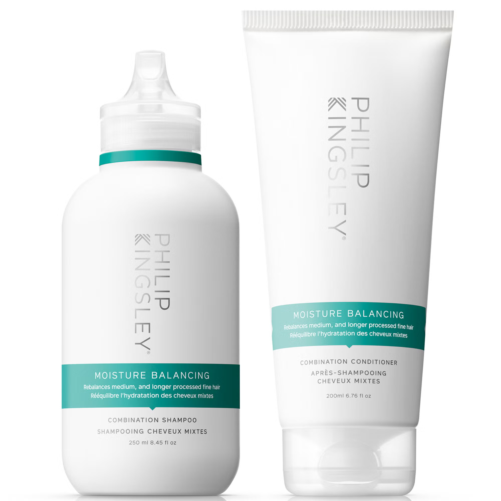 Philip Kingsley Moisture Balancing Shampoo 250ml and Conditioner 200ml Duo (Worth £54.00) | Look Fantastic (UK)