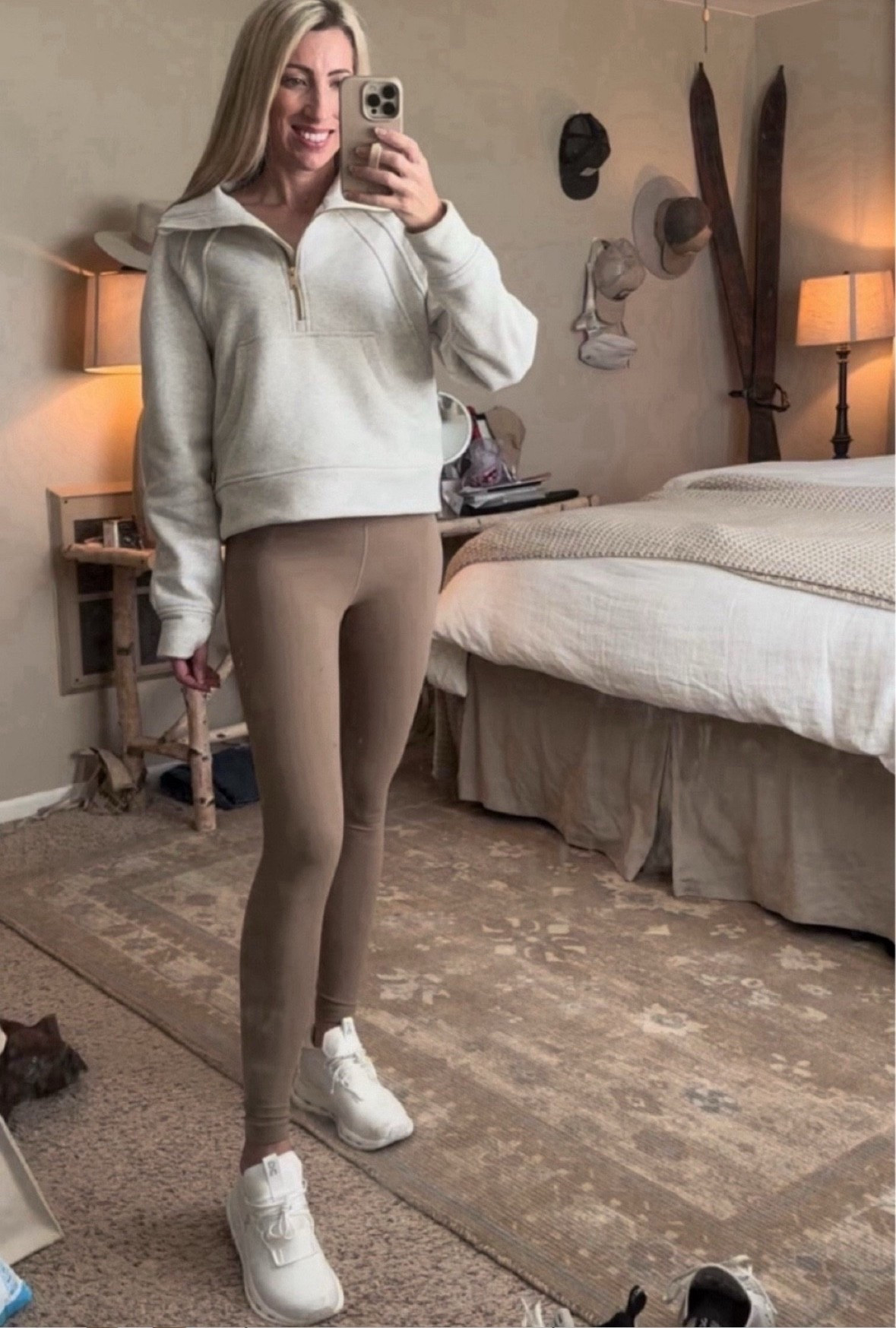 Amazon athleisure outfit. Wearing both of these on repeat! Wearing small in the top and XS in the leggings. These leggings are the best I’ve found and still look good after multiple washes. Amazon workout, teen gifts, amazon gifts for her, Amazon leggings. Callie Glass #LTKMostLoved #LTKfitness#LTKxPrimeDay#LTKCyberWeek


#LTKCyberWeek 


#LTKFindsUnder50 #LTKGiftGuide #LTKgrwm