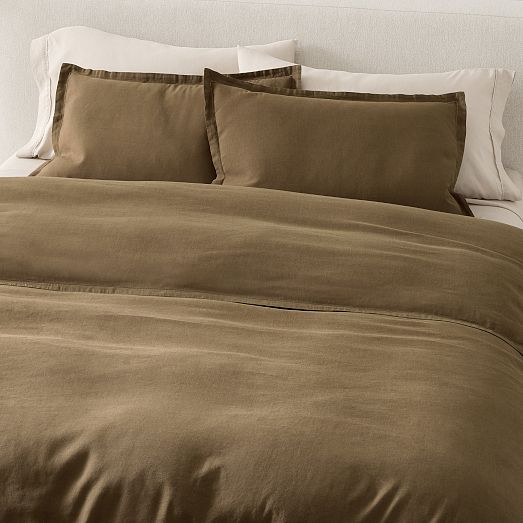 Signature TENCEL™ Linen Duvet Cover &amp; Shams | West Elm (US)