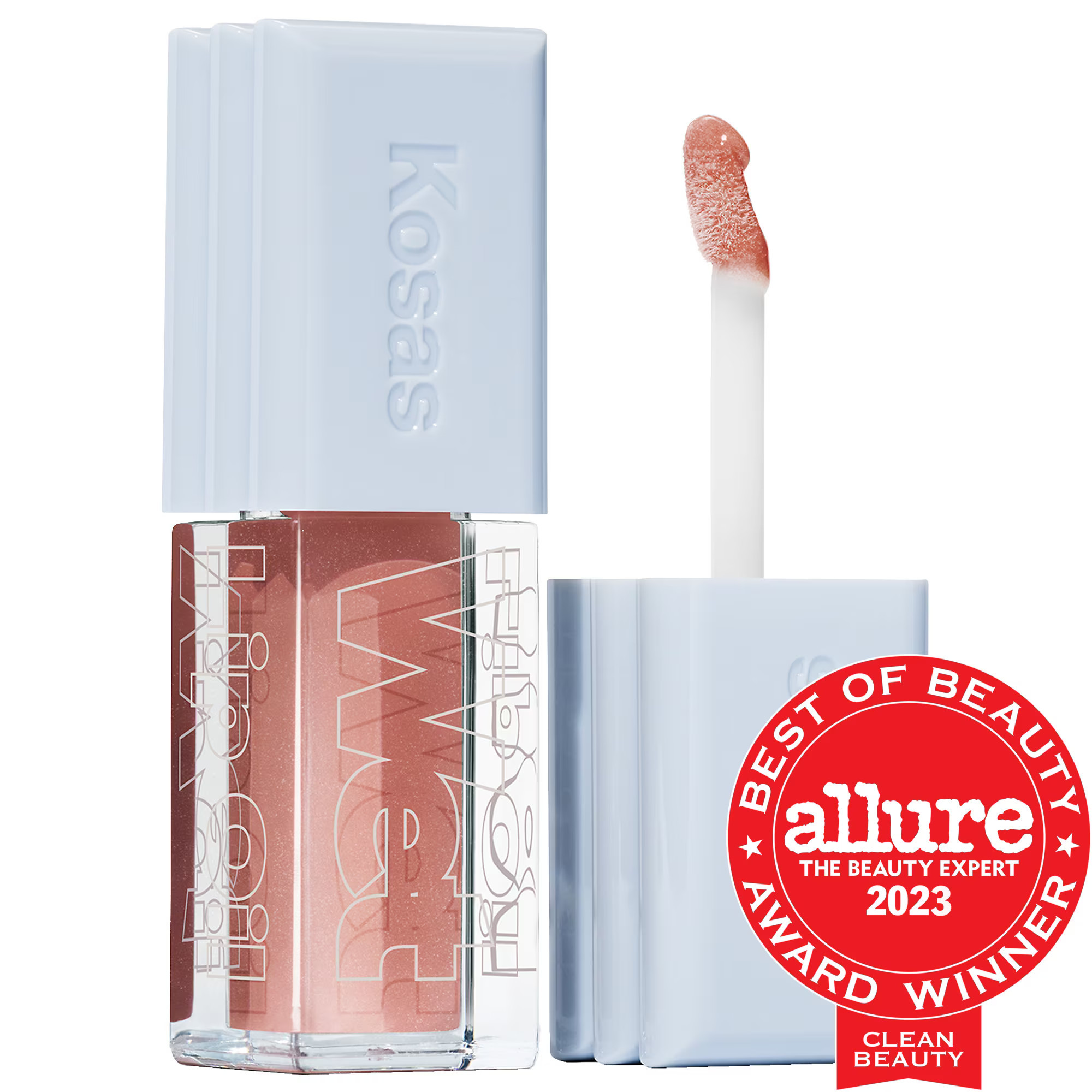 Kosas Wet Lip Oil Plumping Peptide Lip Treatment Gloss Unhooked .15 oz/ 4.6 mL | Sephora (CA)