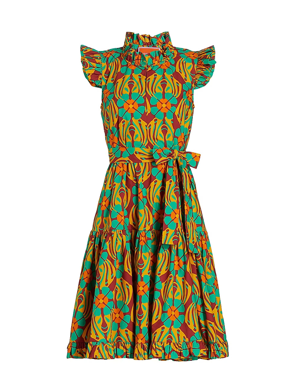 Sassy Clover-Print Cotton Dress | Saks Fifth Avenue