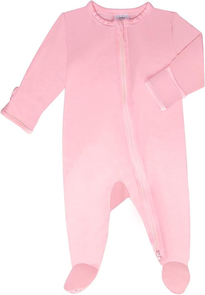 Bamboo Zipper Baby Footie Pajama,Long Sleeve One Piece Romper For Boys Girls | Amazon (US)