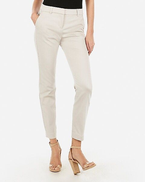 mid rise ankle columnist pant | Express