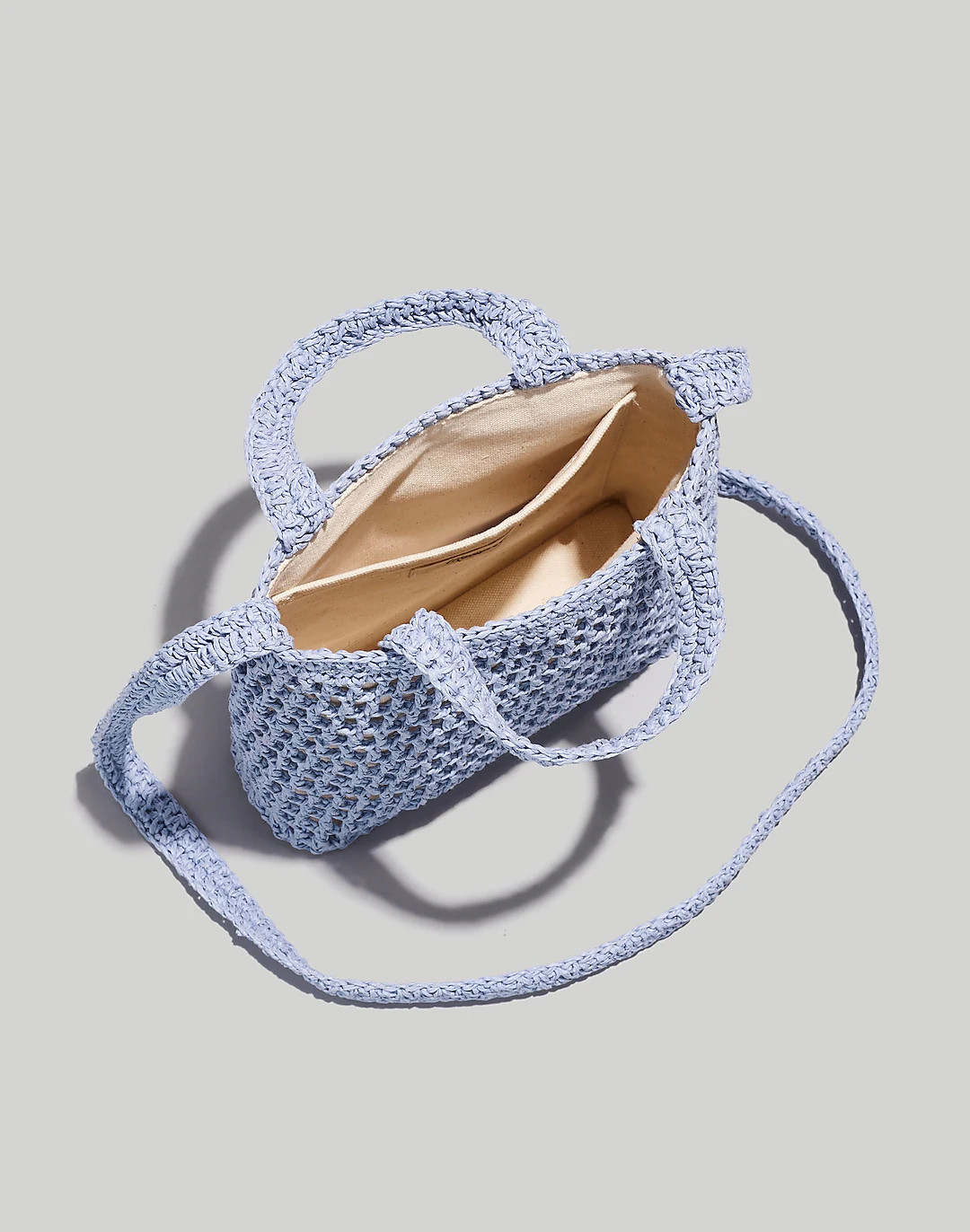 The Small Transport Crossbody: Straw Edition | Madewell