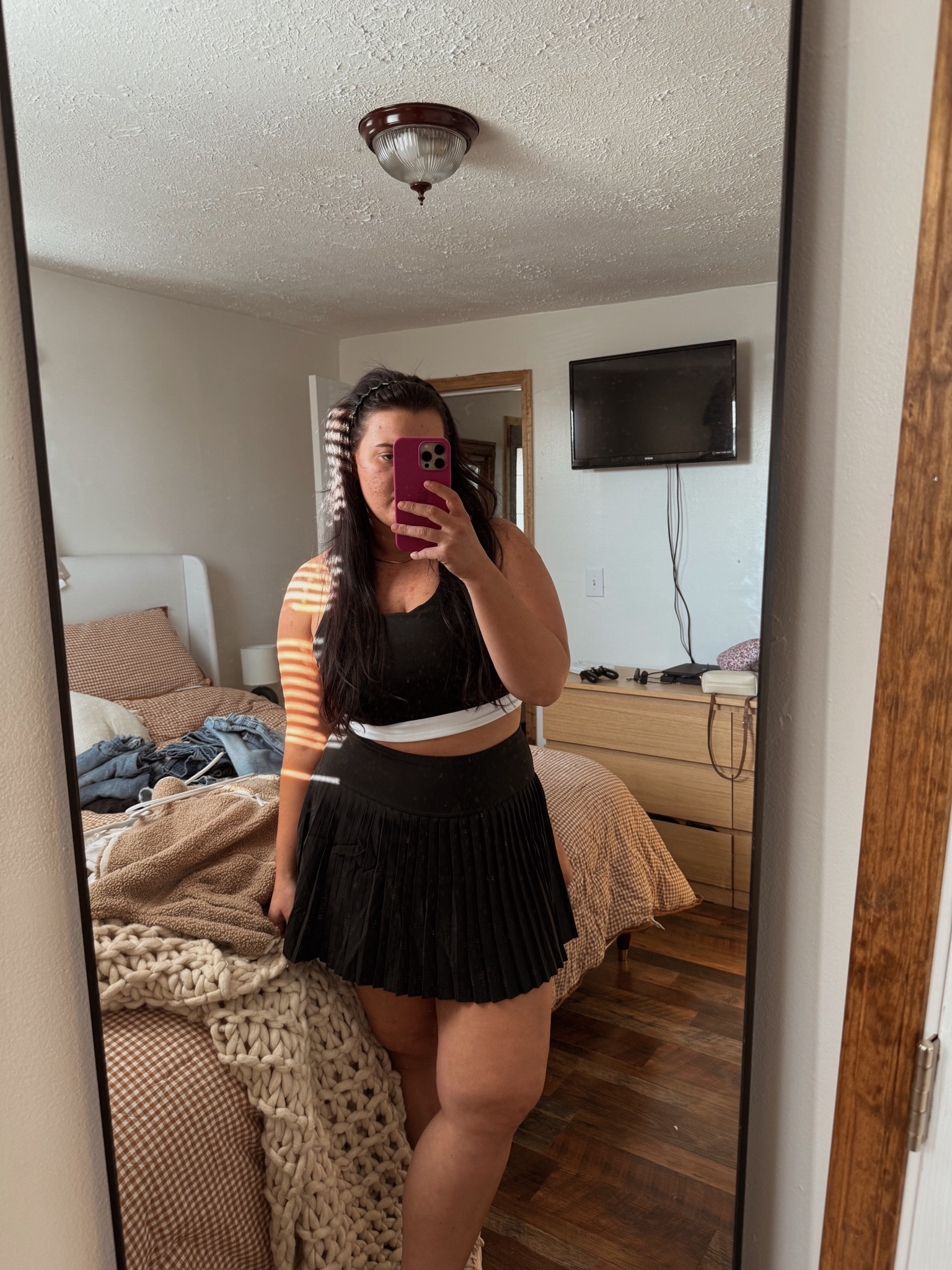 Xl in top
Large in bottoms 
