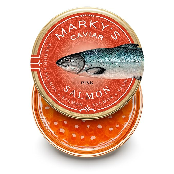 MARKY'S American Pink Salmon Roe Caviar Wild Caught - 4 oz / 114 g | Amazon (US)