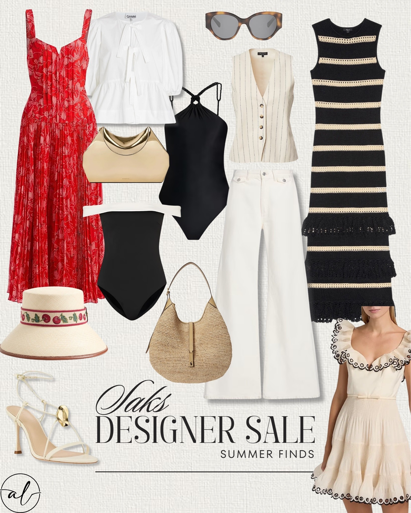 Saks designer sale is here! Here are some of my favorite summer picks, definitely splurge worthy. Dresses, swimsuit, tops, denim, bags, shoes.

#LTKootd #LTKU #LTKSeasonal