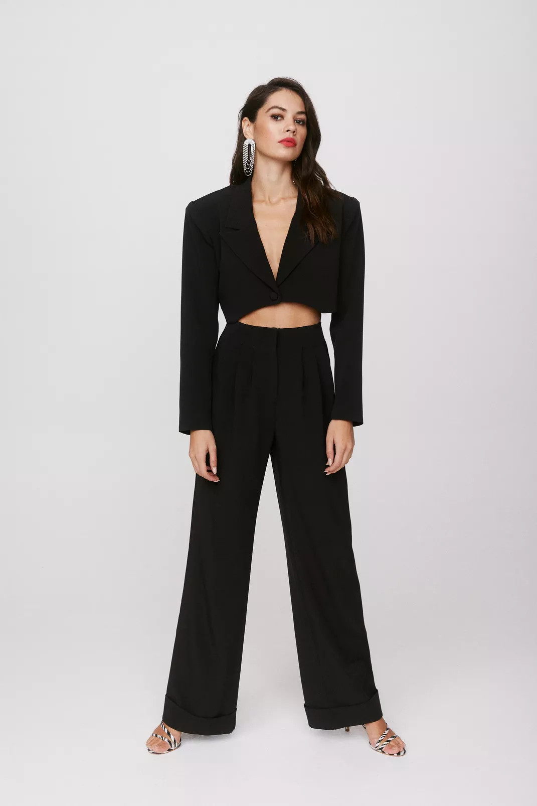 Pleated Wide Leg Pants | Nasty Gal (US)