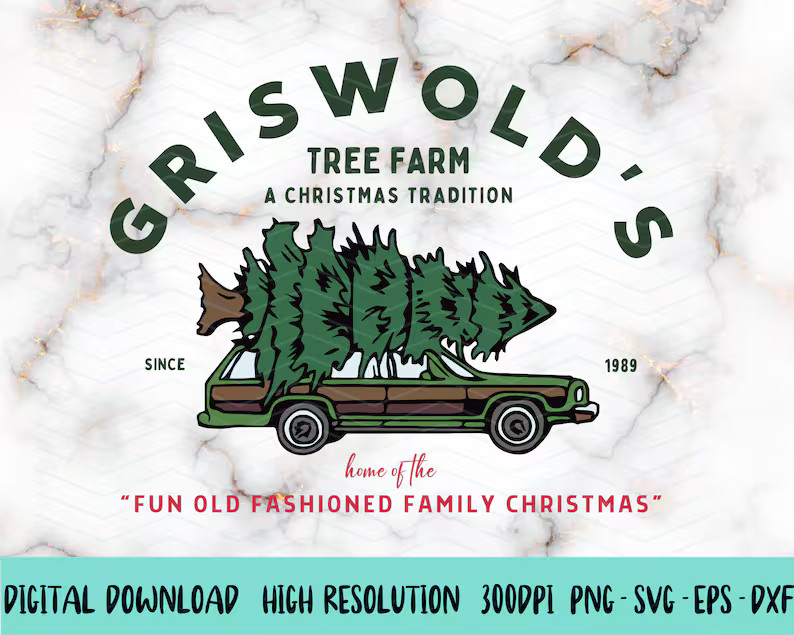Griswold Christmas Tree Farm Svg Png, Family Christmas SVG Griswolds Co Svg, Design Griswold Chri... | Etsy (US)
