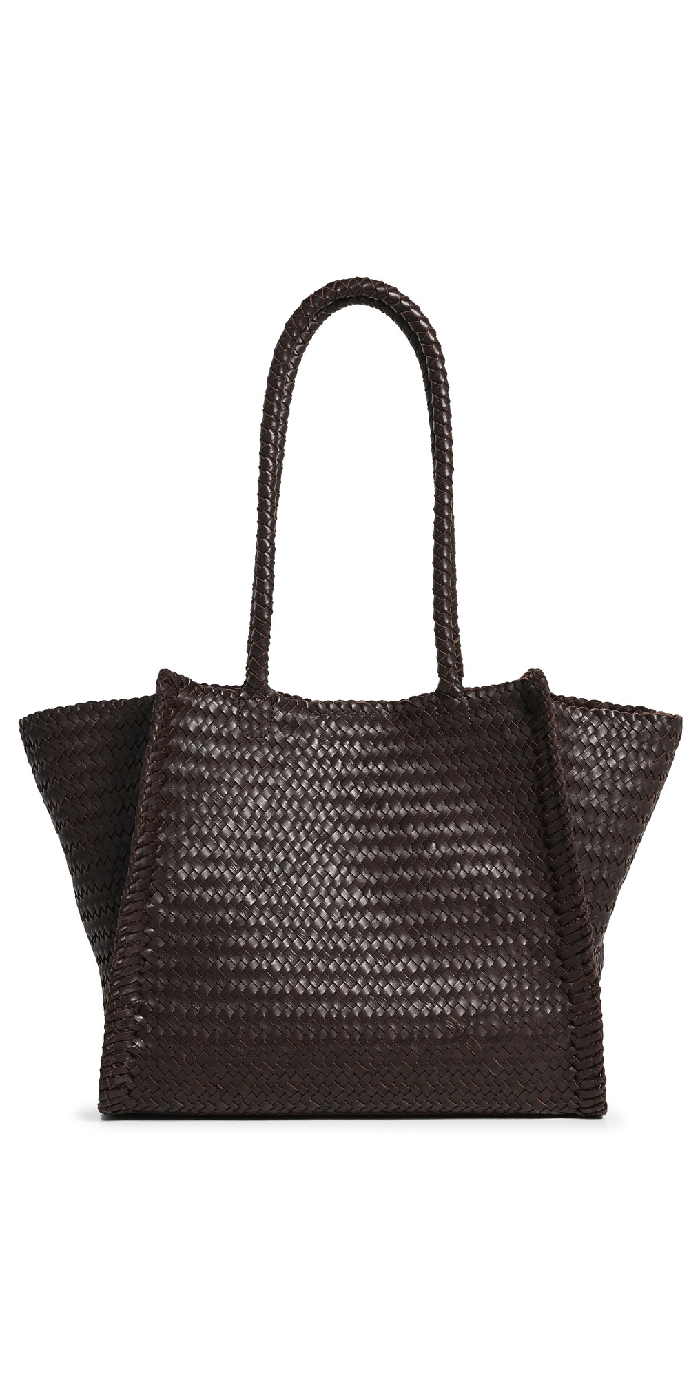 Madewell The Lexington Tote in Woven Leather Coffee Bean One Size | Shopbop